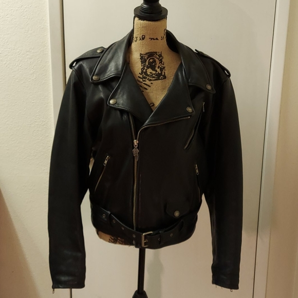 Harley-Davidson Other - Vintage Large Harley Davidson Moto Jacket